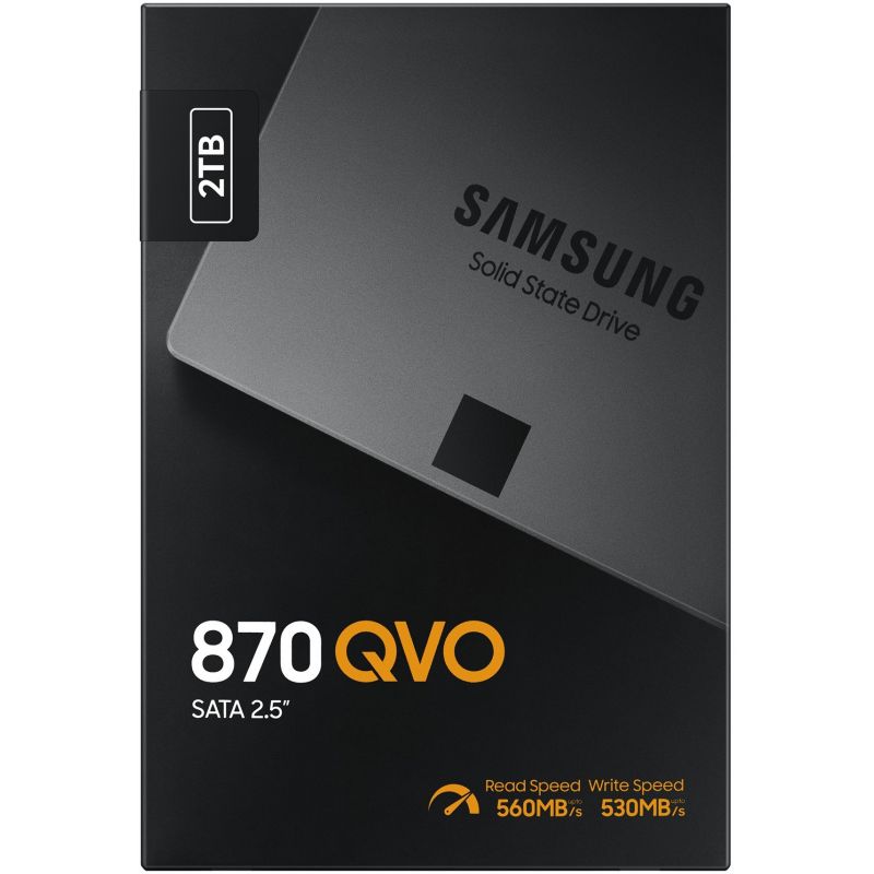 SSD 2To SAMSUNG SSD 870 QVO SATA - MZ-77Q2T0BW - CARON