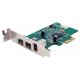 Carte firewire 400/800 - 3 ports IEE1394 + câble - PEX1394B3LP