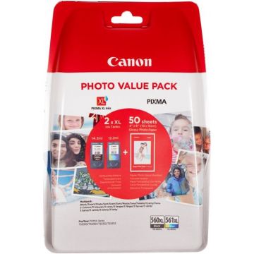 Canon PG-560XL/CL-561XL Photo Value Pack - 3712C004