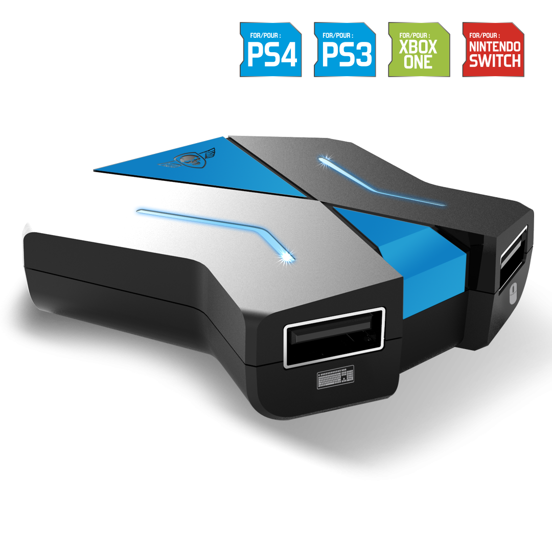 Convertisseur Clavier Souris pour Switch, Adaptateur de Contrôleur de Jeu  Compatible avec Switch, pour PS4 pour Xbox One pour PS3 pour Box 360 :  : Jeux vidéo
