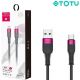 Câble USB vers Type-C fast charge 1.2 M 5A rose TOTU (BT-013)