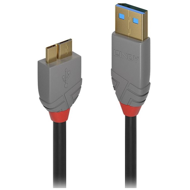 Câble USB 3.0 en 1m, A mâle vers micro B, débit 4.8Gb/s - LINDY 36766 -  CARON Informatique - Calais
