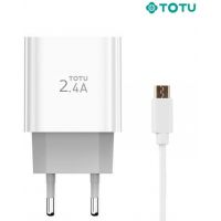 Chargeur secteur 12W 2 USB avec câble lightning - TOTU CACA-019