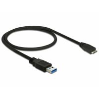 Câble USB 3.0 en 0.5m, A mâle vers micro B, débit 4.8Gb/s - DELOCK 85071