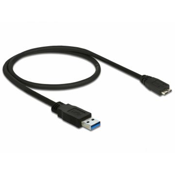 Câble USB 3.0, A mâle vers micro B, débit 4.8Gb/s - 50cm - DELOCK 85071