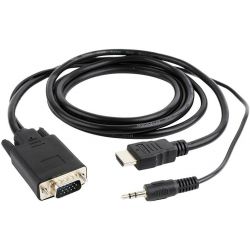 Câble HDMI vers VGA mâle, 5 mètres - GEMBIRD CC-DP-HDMI-5M