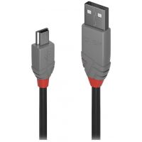 Câble USB A vers mini USB, 50cm - LINDY 36721