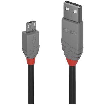 Câble USB vers Micro USB, 2 mètres - LINDY 36733