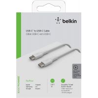 BELKIN Câble USB-C USB-C - 1 mètre - PVC - blanc- CAB003BT1MWH