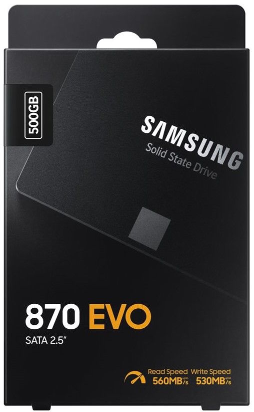 SAMSUNG 870 EVO 250Go SATA III 2.5p SSD 560Mo/s read 530Mo/s write BE (P)