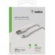 BELKIN Câble tressé Lightning USBA 2m - certifié MFI - CAA002BT2MWH