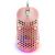 Souris Mars Gaming MM55 RGB, rose