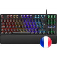 Clavier Gamer mécanique Mars Gaming (Outemu Blue Switch) - MKXTKL RGB (Noir)