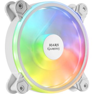 Ventilateur 12cm Mars Gaming MFX RGB 12cm (Blanc)