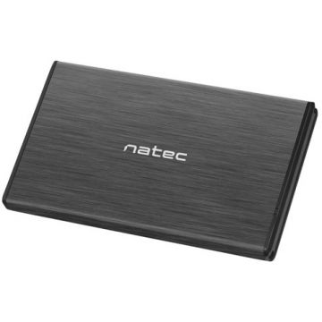 Boitier NATEC NKZ RHINO pour HDD/SSD sur USB 3.0, noir, gris ou rouge