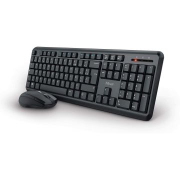 Pack clavier souris TRUST YMO, sans fil - 24084