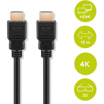 Câble HDMI 1.4 - 10 mètres - GOOBAY 51824