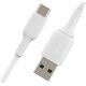 BELKIN Câble USB-A vers USB-C 2m blanc - CAB001BT2MWH