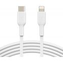 BELKIN Câble USB-C vers Lightning MFI Apple 1m - certifié MFI -CAA003BT1MWH