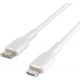BELKIN Câble USB-C vers Lightning MFI Apple 1m - certifie MFI -CAA003BT1MWH