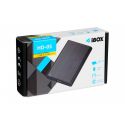 Boitier IBOX HD-05 pour HDD/SSD sur USB 3.1 Gen1, noir, ou bleu