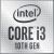 CPU Intel Core i3 10105, 3.7/4.4Ghz, 6Mo, 65w, 14nm, 4 coeurs, Tray