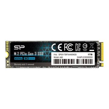 SSD 1To SILICON POWER M.2 2280 NVMe - SP001TBP34A60M28