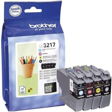 Pack de cartouches BROTHER LC-3217