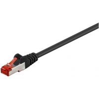 Cable réseau 1m ethernet RJ45 S/FTP Cat 6A Gigabit - GOOBAY 95478