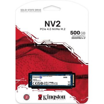SSD 500Go KINGSTON NV2 M.2 2280 PCIe 4.0 NVMe SSD - CARON