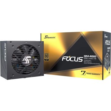 Alimentation Seasonic G12 GM - 650W - 80+ Gold - modulaire