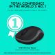 Souris LOGITECH M185 Wireless Mouse - noire - 910-002235