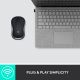 Souris LOGITECH M185 Wireless Mouse - noire - 910-002235