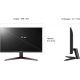 Moniteur 24" LG LG 24MP60G-B, 1ms, 75Hz, VGA/HDMI/DP