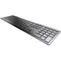 CHERRY DW 9100 SLIM Wireless Keyboard USB & Bluetooth black rechargeable - JK-9100FR-2