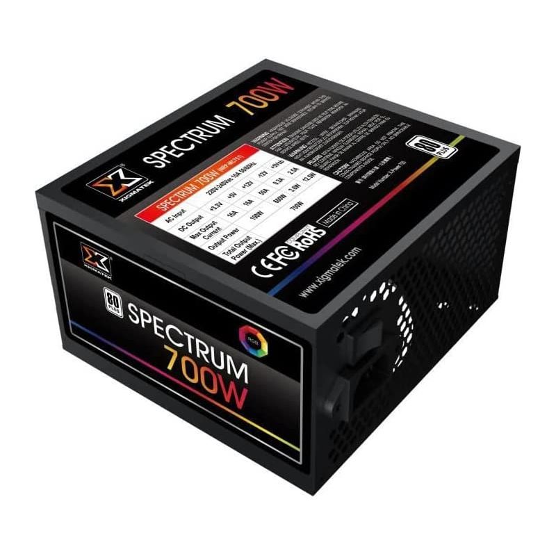 Alimentation 700W Xigmatek Spectrum RGB - EN44917-EU - CARON