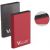Powerbank 10400mAh Viaking V-023, mini indicateur dual USB-Rouge-V-023