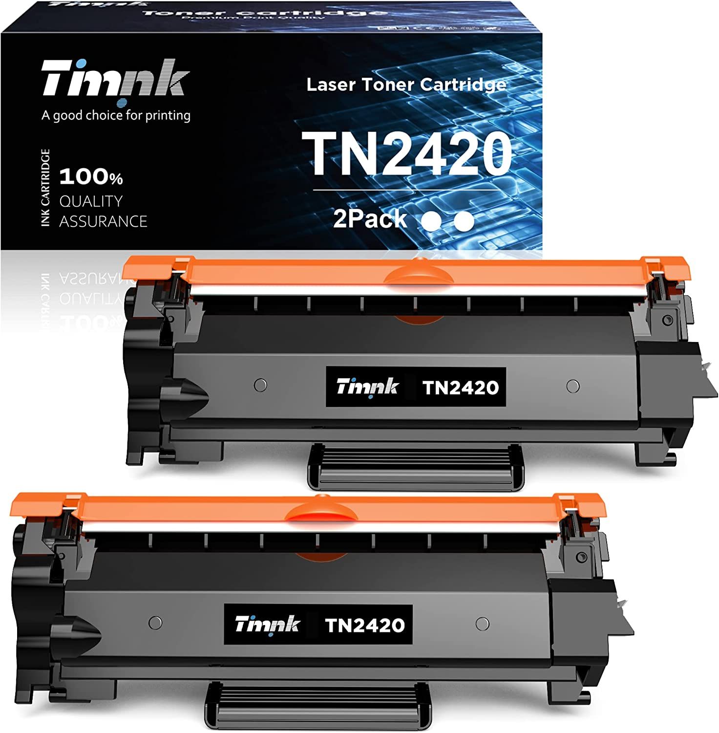 TN2420 - 2 Toners Compatibles pour Brother TN-2420 - pour Toner