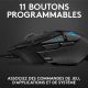 Souris Logitech G502 HERO, 11 boutons - 910-005471