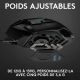 Souris Logitech G502 HERO, 11 boutons - 910-005471