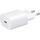 Chargeur Samsung USB-C, 25W 3A max, blanc - EP-TA800NWEGEU