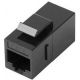 Raccord RJ45 femelle / femelle, Cat6 UTP, noir - LANBERG KSU6-3000