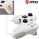 Gamepad MSI Force GC20 V2 GAMING USB pour Windows/Android - blanche