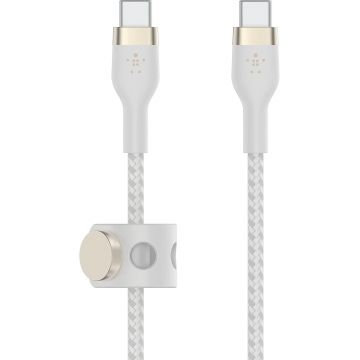 Belkin BOOST CHARGE - Câble USB - 24 pins USB-C (M) pour 24 pin USB-C (M) - 1 m - blanc - CAB011BT1MWH