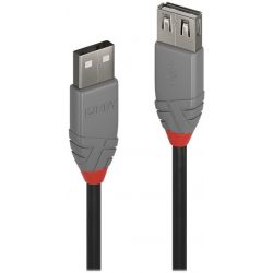 Rallonge USB Haut débit type A male / type A femelle en 5m