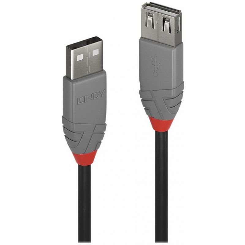 Rallonge USB Haut débit type A male / type A femelle en 5m - CARON
