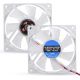 Ventilateur 8cm à LED - bleu, 2500rpm - alimentation Molex