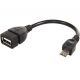 Câble USB OTG micro B mâle USB femelle, 0,15 m - Maclean MCTV-696