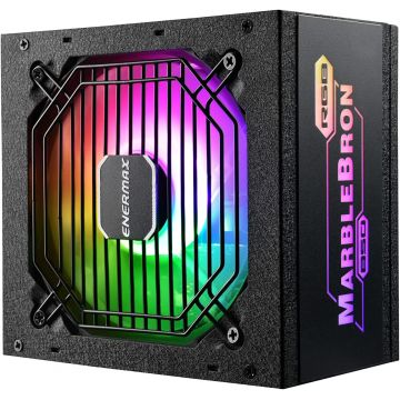 Alimentation ENERMAX MarbleBron 850W RGB semi modulaire - EMB850EWT-RGB