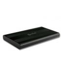 Boitier externe ConnectLand pour HDD/SSD sur USB 3.0, Noir - BE-USB3-2519-BK